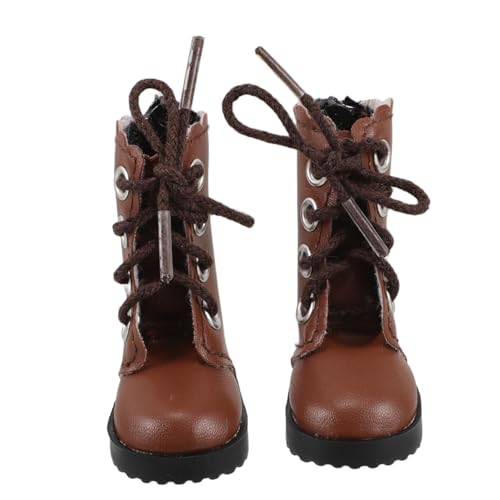 Milisten 2 Stück Bjd Puppenschuhe Plüschtierschuhe Puppe Regenstiefel Modell Puppenzubehör Kuscheltiere Kleidung Babydoll-Schuhe Puppenteile Plüschpuppen Puppenstiefel Stoff von Milisten