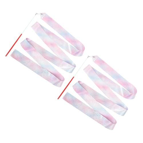 Milisten 2 Stück Blinkendes Sternband Turnsachen Regenbogen Bänder Klebt Seide Ribbon Dancer Zauberstab Ribbon -Streamer Gymnastikband Tanzbänder Für Party Polyester Milisten 2 Stück Blinkendes Sternband Turnsachen Regenbogen Bänder Klebt Seide Ribbon Dancer Zauberstab Ribbon -Streamer Gymnastikband Tanzbänder Für Party Polyester von Milisten