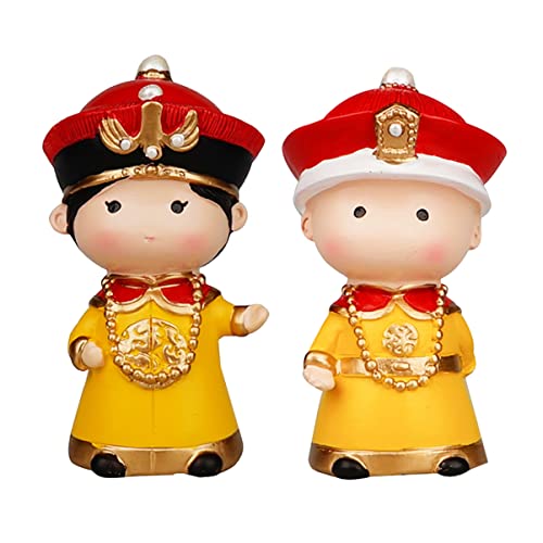 Milisten 2 Stück Chinesische Stil Kaiser Cupcake Dekorationen Party Tortenornamente Auto Dekorationsfiguren Lustige und Charmante Ornamente für Feste und Feiern Milisten 2 Stück Chinesische Stil Kaiser Cupcake Dekorationen Party Tortenornamente Auto Dekorationsfiguren Lustige und Charmante Ornamente für Feste und Feiern von Milisten