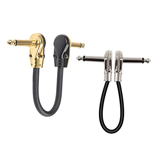 Milisten 2 Stück Gitarren Patchkabel Professionelles Gitarrenkabel mit Ummantelung für Effektpedale Hohe Signalqualität und Praktische Anwendung Milisten 2 Stück Gitarren Patchkabel Professionelles Gitarrenkabel mit Ummantelung für Effektpedale Hohe Signalqualität und Praktische Anwendung von Milisten