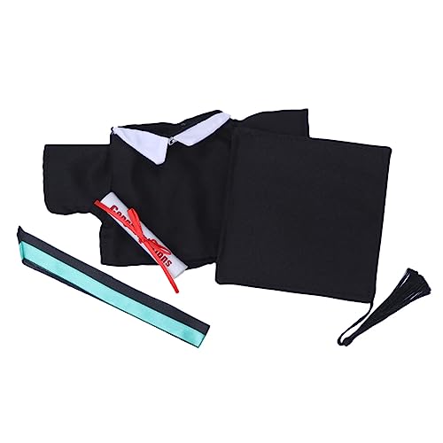 Milisten 2 Stück Graduierungsanzug Arzteset Set Schärpe promoviert Outfit Zubehör Abschlusspuppenkleidung enthalten Miniatur Kleidung für Puppe Kleid für Puppe Puppen-Abschlusskleid Schwarz Milisten 2 Stück Graduierungsanzug Arzteset Set Schärpe promoviert Outfit Zubehör Abschlusspuppenkleidung enthalten Miniatur Kleidung für Puppe Kleid für Puppe Puppen-Abschlusskleid Schwarz von Milisten