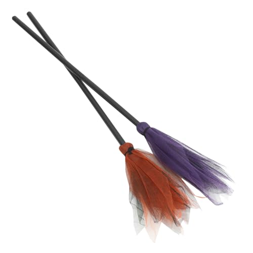 Milisten 2 Stück Halloween Hexenbesen Teilig Abnehmbarer Griff für Cosplay und Maskerade Langlebiges Kostümzubehör und Orange für Unvergessliche Halloween Partys Milisten 2 Stück Halloween Hexenbesen Teilig Abnehmbarer Griff für Cosplay und Maskerade Langlebiges Kostümzubehör und Orange für Unvergessliche Halloween Partys von Milisten