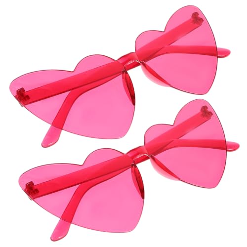Milisten 2 Stück Herzform Rahmenlose Sonnenbrille für Partys Hochzeiten Festivals Stilvolle und Bequeme Accessoires für Weihnachtsfeiern Geburtstagsfeiern Milisten 2 Stück Herzform Rahmenlose Sonnenbrille für Partys Hochzeiten Festivals Stilvolle und Bequeme Accessoires für Weihnachtsfeiern Geburtstagsfeiern von Milisten