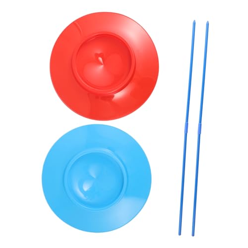 Milisten 2 Stück Jonglieren Von Requisiten Jonglierballhalter Jonglierset Für Jonglierstöcke Für Erwachsene Geschicklichkeitsspielzeug Zum Jonglieren Bunte Partyteller Plastik von Milisten