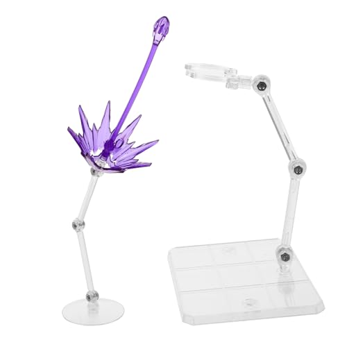 Milisten 2 Stück Laserenergie-Ornamente Aktionsbasis Figur Display Halter Basis klare Acryl-Display-Riser Halterung für Actionfiguren-Ständer Puppenständer Figurenständer Plastik Violett Milisten 2 Stück Laserenergie-Ornamente Aktionsbasis Figur Display Halter Basis klare Acryl-Display-Riser Halterung für Actionfiguren-Ständer Puppenständer Figurenständer Plastik Violett von Milisten