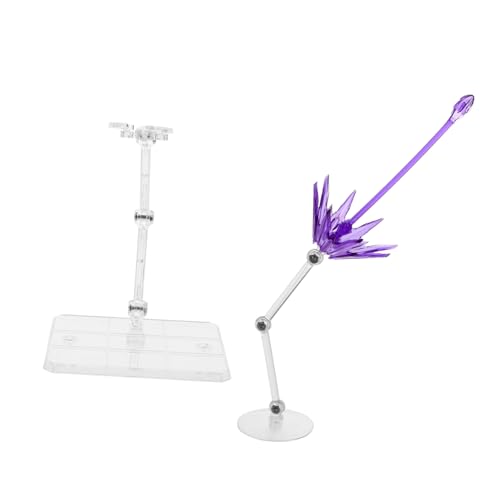 Milisten 2 Stück Laserenergie-Ornamente Transparenter Puppenständer Actionfigur Steht Modell-aktionsbasis Bjd-ständer Aktionsfigurhalter Displayhalter Für Actionfiguren Plastik Violett Milisten 2 Stück Laserenergie-Ornamente Transparenter Puppenständer Actionfigur Steht Modell-aktionsbasis Bjd-ständer Aktionsfigurhalter Displayhalter Für Actionfiguren Plastik Violett von Milisten