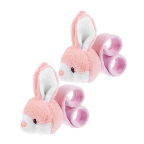 Milisten 2 Stück Plüsch Klatscharmband Robustes Hautfreundliches Hasen Schnapparmband Leichtes Partyzubehör für Kindergeburtstag Halloween Weihnachten und Ostern Langlebiges Stofftier Milisten 2 Stück Plüsch Klatscharmband Robustes Hautfreundliches Hasen Schnapparmband Leichtes Partyzubehör für Kindergeburtstag Halloween Weihnachten und Ostern Langlebiges Stofftier von Milisten