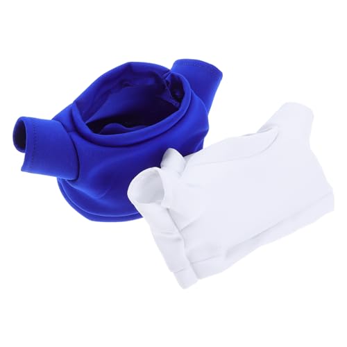 Milisten 2 Stück Plüschbär Kleidung Plüschtier Kleidung Puppen Kapuzenpullover Plüschpullover Kleidung Für Plüschtiere Süße Kleidung Bär Plüsch Winzige Kleidung Für Stofftiere von Milisten