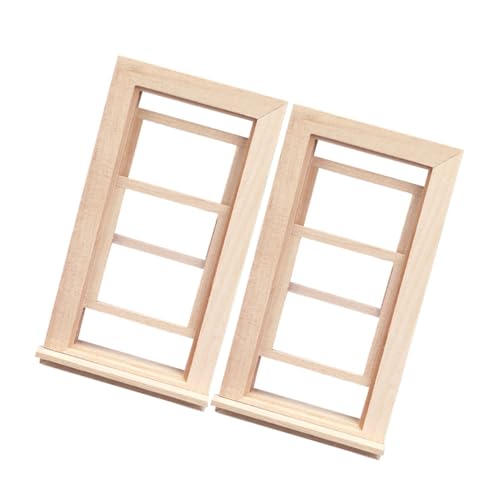 Milisten 2 Stück Puppenhausmöbel Miniaturen Puppenhauszubehör Puppenhaus Bilderrahmen Miniatur Puppenhausfenster Puppenhaus Fensterrahmen Puppenhaus Baumaterial Holz Khaki Milisten 2 Stück Puppenhausmöbel Miniaturen Puppenhauszubehör Puppenhaus Bilderrahmen Miniatur Puppenhausfenster Puppenhaus Fensterrahmen Puppenhaus Baumaterial Holz Khaki von Milisten