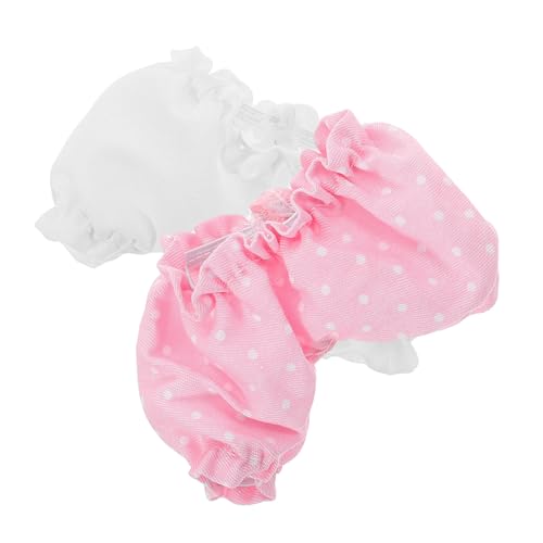 Milisten 2 Stück Puppenkürbiskhose Zubehör für Puppenkostüme Kleidung für Babys Puppe verkleiden Sich Kleidung Zubehör für Babypuppen Polyester von Milisten