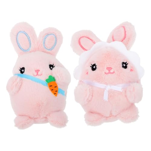 Milisten 2 Stück Rucksack DIY Puppe Anhänger Plüsch-Kaninchen-Puppe Zum Aufhängen Puppe DIY Anhänger Handwerk DIY Schlüsselanhänger Mit Tierpuppe Kurzer Plüsch Rosa Milisten 2 Stück Rucksack DIY Puppe Anhänger Plüsch-Kaninchen-Puppe Zum Aufhängen Puppe DIY Anhänger Handwerk DIY Schlüsselanhänger Mit Tierpuppe Kurzer Plüsch Rosa von Milisten