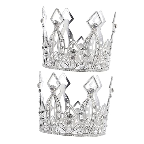 Milisten 2 Stück Silberne Kronen Tortendeko Kreative Kuchenaufsätze für Geburtstagsfeiern und Kinderpartys Wiederverwendbare Backdekoration Elegantes Cake Topper Zubehör Milisten 2 Stück Silberne Kronen Tortendeko Kreative Kuchenaufsätze für Geburtstagsfeiern und Kinderpartys Wiederverwendbare Backdekoration Elegantes Cake Topper Zubehör von Milisten