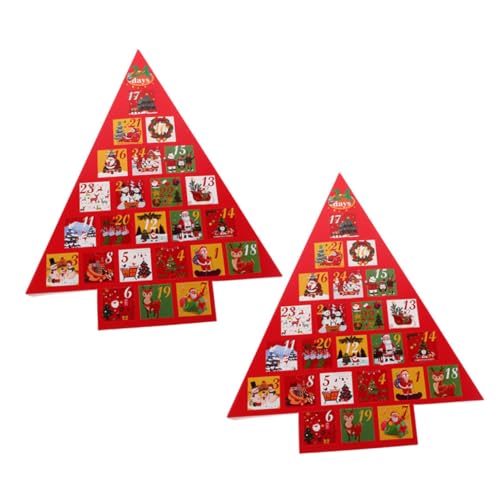 Milisten 2 Stück Teiliges Diy Adventskalender mit Fächern Leere Geschenkboxen für Kreative Weihnachtsdeko Countdown Design zum Befüllen mit Süßigkeiten und Kleinen Überraschungen Milisten 2 Stück Teiliges Diy Adventskalender mit Fächern Leere Geschenkboxen für Kreative Weihnachtsdeko Countdown Design zum Befüllen mit Süßigkeiten und Kleinen Überraschungen von Milisten