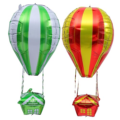 Milisten 2 Stück Teiliges Folienballon Heißluftballonform Partydeko Kindergeburtstag Wiederverwendbare Aluminiumfolie Farblich Sortierte Ballons als Fotorequisite und Zufällige Farbe Milisten 2 Stück Teiliges Folienballon Heißluftballonform Partydeko Kindergeburtstag Wiederverwendbare Aluminiumfolie Farblich Sortierte Ballons als Fotorequisite und Zufällige Farbe von Milisten