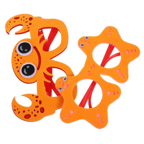 Milisten 2 Stück Teiliges Hawaii Partybrillen mit Tropischem Meeresbewohner Design Lustige Sonnenbrillen als Fotorequisite für Luau Strand Poolparty Leicht und Sicher Auffällige von Milisten