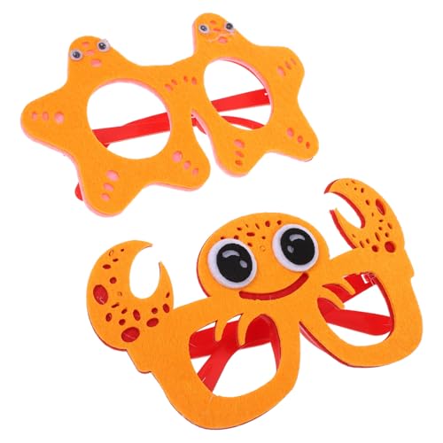 Milisten 2 Stück Teiliges Hawaiian Partybrillen mit Meeresbewohnern Lustige Sonnenbrillen für Strandpartys Fotorequisiten und Tanzveranstaltungen Seestern Milisten 2 Stück Teiliges Hawaiian Partybrillen mit Meeresbewohnern Lustige Sonnenbrillen für Strandpartys Fotorequisiten und Tanzveranstaltungen Seestern von Milisten