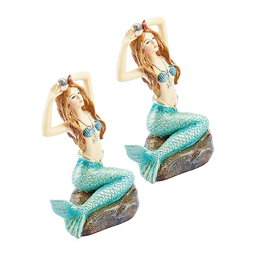 Milisten 2 Stück Teiliges Resin Meerjungfrau Ornament Aquarium Deko Realistische Meerjungfrauen Figur Wetterfeste Teich Deko für Innen und Außen Lebendige Fischbecken Gestaltung Milisten 2 Stück Teiliges Resin Meerjungfrau Ornament Aquarium Deko Realistische Meerjungfrauen Figur Wetterfeste Teich Deko für Innen und Außen Lebendige Fischbecken Gestaltung von Milisten
