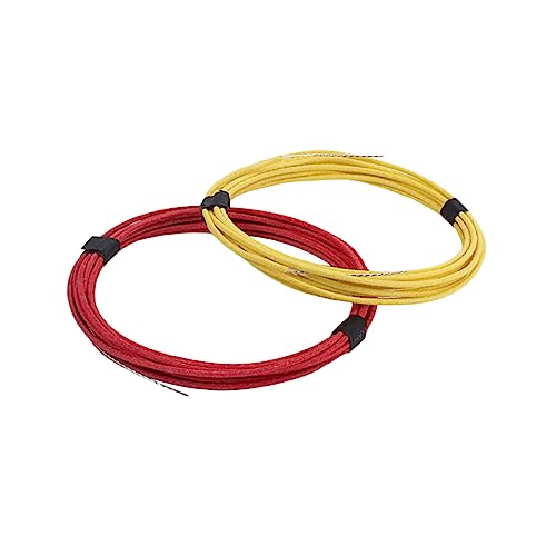 Milisten 2 Stück Vintage Gitarrendraht Vorverzinnte Awg Push Back für Gitarrenverdrahtung Langlebig und Einfach zu Löten von Milisten