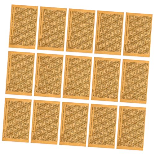 Milisten 20 Blatt Box Sparschwein-aufkleber Zielaufkleber Der Sparkasse Aufkleber Für Spardose Geldsparkleber Budgetierungsnummernaufkleber Light Brown Papier von Milisten