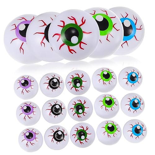 Milisten 20 Stück Augenbälle Gruselige Halloween Deko Realistische Fake Eyeballs für Halloween Requisiten und Tischdekorationen Milisten 20 Stück Augenbälle Gruselige Halloween Deko Realistische Fake Eyeballs für Halloween Requisiten und Tischdekorationen von Milisten