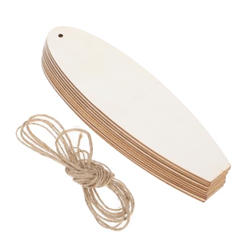 Milisten 20 Stück Handgefertigte Holz Surfboard Deko Unlackierte Hängende Ornamente DIY Strand Thema Dekorationen für Wände Türen und Mehr Milisten 20 Stück Handgefertigte Holz Surfboard Deko Unlackierte Hängende Ornamente DIY Strand Thema Dekorationen für Wände Türen und Mehr von Milisten