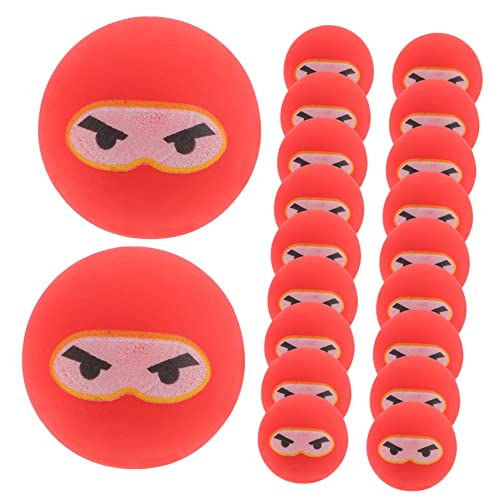 Milisten 20 Stück Hüpfendes Ballspielzeug Masse Ninja Party Prallen Hüpfend Bulk- Für Kinderspielzeug Karnevalspreise Bälle Ballspielzeug Für Gummi Rot Milisten 20 Stück Hüpfendes Ballspielzeug Masse Ninja Party Prallen Hüpfend Bulk- Für Kinderspielzeug Karnevalspreise Bälle Ballspielzeug Für Gummi Rot von Milisten