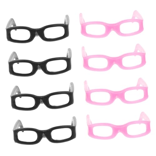 Milisten 20 Stück Puppenhausbrille Mini Puppe Verkleiden Sich Brillen Puppenbrillen Brillenrequisiten Für Puppe Brillen Für Puppen Brille Zum Anziehen Der Puppe Winzige Brille Abs von Milisten