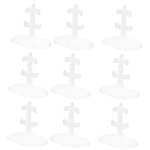 Milisten 20 Stück Puppenständer aus Verstellbare Displayhalter für Puppen und Actionfiguren für Puppenzubehör Präsentation von Großen Modellen von Milisten