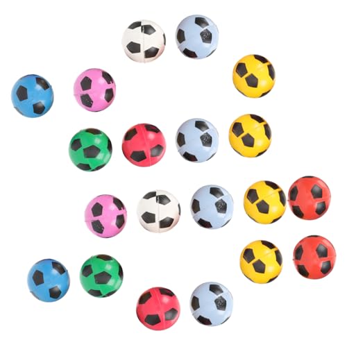 Milisten 20 Stück Teiliges Bunte Gummibälle Elastische Hüpfbälle mit Fußballmotiv Springende Bälle für Kinderparty Ostern und Geschenkideen Robustes Synthetisches Material Zufällige Farbe Milisten 20 Stück Teiliges Bunte Gummibälle Elastische Hüpfbälle mit Fußballmotiv Springende Bälle für Kinderparty Ostern und Geschenkideen Robustes Synthetisches Material Zufällige Farbe von Milisten