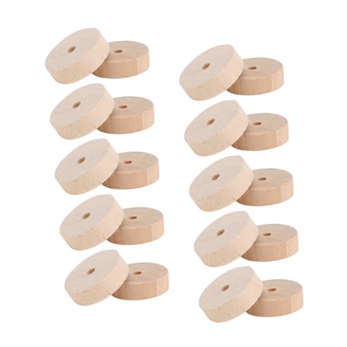 Milisten 20 Stück Teiliges Holzräder Naturbelassen für DIY Bastelprojekte Modellbau Hobby Künstler Holzräder zum Bemalen und Dekorieren Milisten 20 Stück Teiliges Holzräder Naturbelassen für DIY Bastelprojekte Modellbau Hobby Künstler Holzräder zum Bemalen und Dekorieren von Milisten