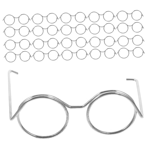 Milisten 20 Stück Teiliges Mini Puppenbrillen mit Metallrahmen Brillen für Puppen Dress Up ohne Zubehör für Puppenhaus und Kreative Bastelprojekte Milisten 20 Stück Teiliges Mini Puppenbrillen mit Metallrahmen Brillen für Puppen Dress Up ohne Zubehör für Puppenhaus und Kreative Bastelprojekte von Milisten
