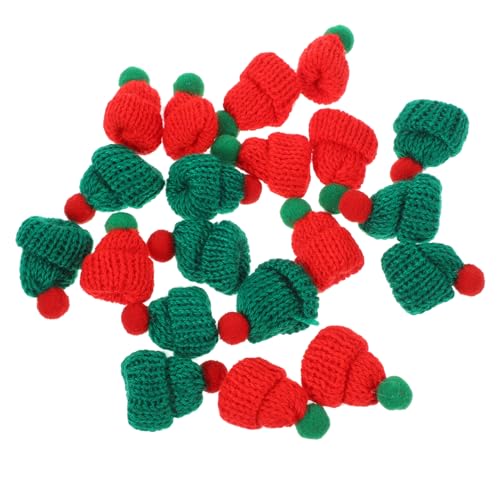 Milisten 20 Stück Teiliges Miniatur Weihnachtsmützen Weichem Garn Kleine Diy Bastelaccessoires für Weihnachtsdeko für Flaschen Puppenhaus und Festliche Handarbeiten Milisten 20 Stück Teiliges Miniatur Weihnachtsmützen Weichem Garn Kleine Diy Bastelaccessoires für Weihnachtsdeko für Flaschen Puppenhaus und Festliche Handarbeiten von Milisten