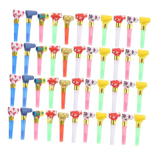 Milisten 200 Stück Bunte Party blowouts mit Hohem Klang Kleine Pfeifen für Geburtstagsfeiern Partygäste als Geschenk und Mitgebsel für Junge Mädchen und Erwachsene Milisten 200 Stück Bunte Party blowouts mit Hohem Klang Kleine Pfeifen für Geburtstagsfeiern Partygäste als Geschenk und Mitgebsel für Junge Mädchen und Erwachsene von Milisten