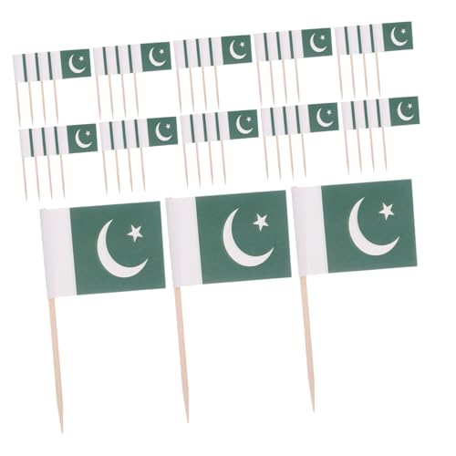 Milisten 200 Stück Pakistan Mini Zahnstocher Flaggen Party Picks Cake Toothpicks Cocktail Sticks für Fest Snack Dekoration Nationalflagge Pick Milisten 200 Stück Pakistan Mini Zahnstocher Flaggen Party Picks Cake Toothpicks Cocktail Sticks für Fest Snack Dekoration Nationalflagge Pick von Milisten