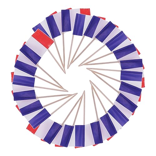 Milisten 200Stücke Frankreich Flagge Cupcake Picks Mini Flaggen Zahnstocher Für Kuchen Deko Party Artikel Cocktail Picks Fahnen Für Feiern Und Veranstaltungen von Milisten