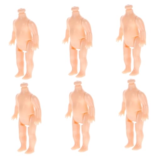 Milisten 20Stücke DIY Puppenzubehör aus Kunststoff Dicke Puppenkörper für Mini Puppen Material für Heimwerkerprojekte und Kreative Bastelarbeiten von Milisten