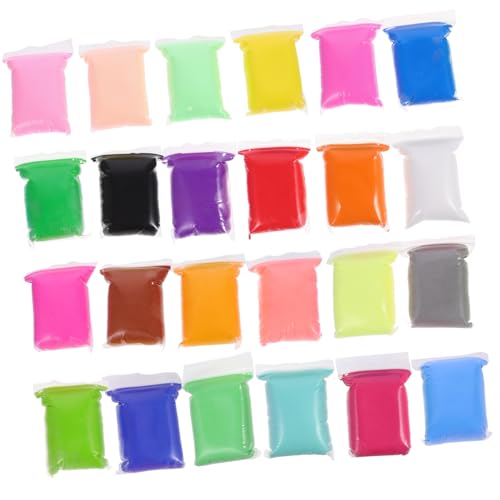 Milisten 24 Packungen Teiliges Knete für DIY Modelliermasse Ultraleicht und Sicher Bunte Polymer Knete für Kreative Bastelprojekte für Kinderhandwerk und Modellierung von Milisten