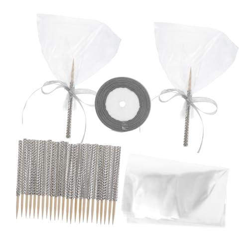 Milisten 24 Stück Glitzer-Süßigkeits-Apfelriegel Kuchen -Pop -Sticks Corn-Dog-Spitzstäbchen Dessert-Tischdekoration Bling-Cake-Pop-Sticks Stöcke behandeln Lolipop Sticks Schleife Silber Milisten 24 Stück Glitzer-Süßigkeits-Apfelriegel Kuchen -Pop -Sticks Corn-Dog-Spitzstäbchen Dessert-Tischdekoration Bling-Cake-Pop-Sticks Stöcke behandeln Lolipop Sticks Schleife Silber von Milisten