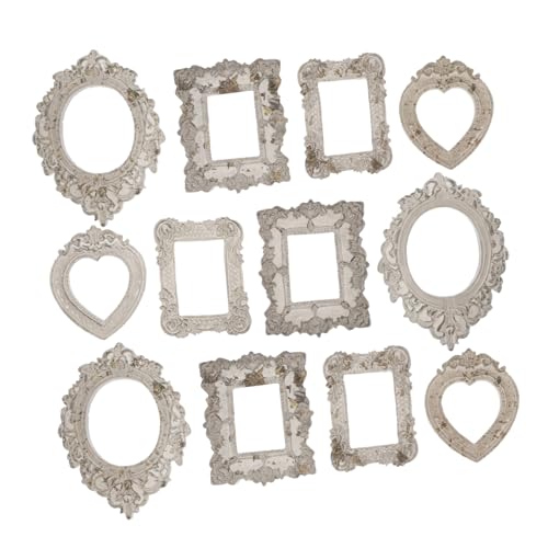 Milisten 24 Stück Teiliges Miniatur Barock Bilderrahmen Leichte Resin Holz Mini Fotorahmen für Puppenhaus Antik Gestaltete Mini Bilderhalter für DIY Deko Kreatives Wandkunst Zubehör Milisten 24 Stück Teiliges Miniatur Barock Bilderrahmen Leichte Resin Holz Mini Fotorahmen für Puppenhaus Antik Gestaltete Mini Bilderhalter für DIY Deko Kreatives Wandkunst Zubehör von Milisten