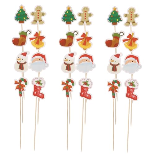 Milisten 24 Stück Weihnachtsgeschirr Kuchenaufsätze Kuchenaufsätze Dekorationen Kuchendekorationen Hochzeitsfeierdekorationen Cupcake Topper Aus Papier Milisten 24 Stück Weihnachtsgeschirr Kuchenaufsätze Kuchenaufsätze Dekorationen Kuchendekorationen Hochzeitsfeierdekorationen Cupcake Topper Aus Papier von Milisten
