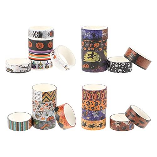 Milisten 24rollen Halloween Washi Tape Dekoratives Klebeband Selbstklebend Leicht Für Diy Basteln Scrapbooking Und Mit Einzigartigem Halloween Design Milisten 24rollen Halloween Washi Tape Dekoratives Klebeband Selbstklebend Leicht Für Diy Basteln Scrapbooking Und Mit Einzigartigem Halloween Design von Milisten