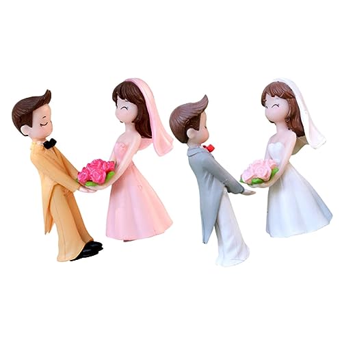 Milisten 2paare Braut Und Bräutigam Figuren Für Hochzeitstorte Teiliges Süße Kuchenfiguren Hochzeitsdekoration Langlebig Und Realistisch Für Tischdekoration Und Hochzeitsfeiern Milisten 2paare Braut Und Bräutigam Figuren Für Hochzeitstorte Teiliges Süße Kuchenfiguren Hochzeitsdekoration Langlebig Und Realistisch Für Tischdekoration Und Hochzeitsfeiern von Milisten