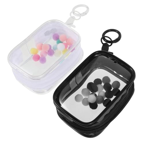 Milisten 2Stücke Durchsichtige Puppen Displaytasche mit Reißverschluss Schlüsselanhänger und Bommelball zur Sicheren Aufbewahrung und Präsentation Ihrer Kleinen Figuren Milisten 2Stücke Durchsichtige Puppen Displaytasche mit Reißverschluss Schlüsselanhänger und Bommelball zur Sicheren Aufbewahrung und Präsentation Ihrer Kleinen Figuren von Milisten