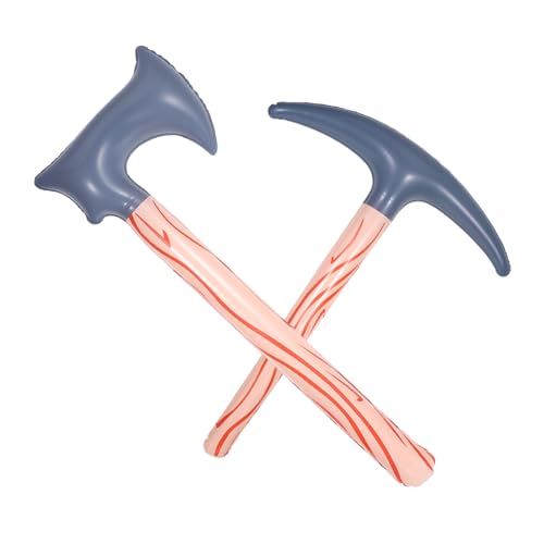 Milisten 2stücke Inflatable Spielzeug-axt Und Pickel Realistische Luftballons Für Halloween-Partys Cosplay Und Thematische Feierlichkeiten Requisiten Für Rollenspiele Und Interaktive von Milisten