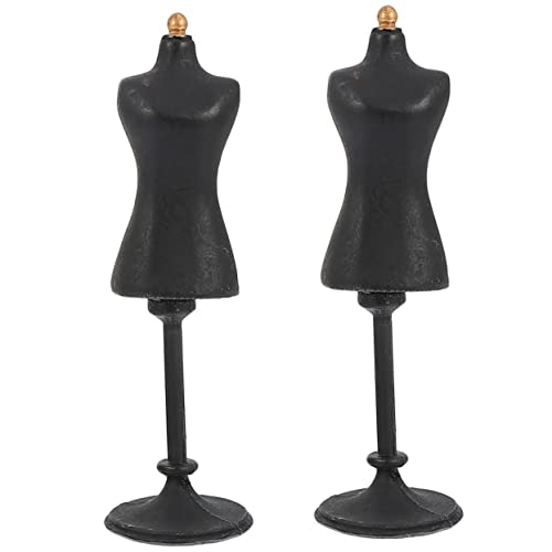 Milisten 2stücke Mini Mannequin Puppenständer Für Modekleidung Stabiler Displayhalter Für Puppenoutfits Für Szenenmodelle Und Zubehör von Milisten