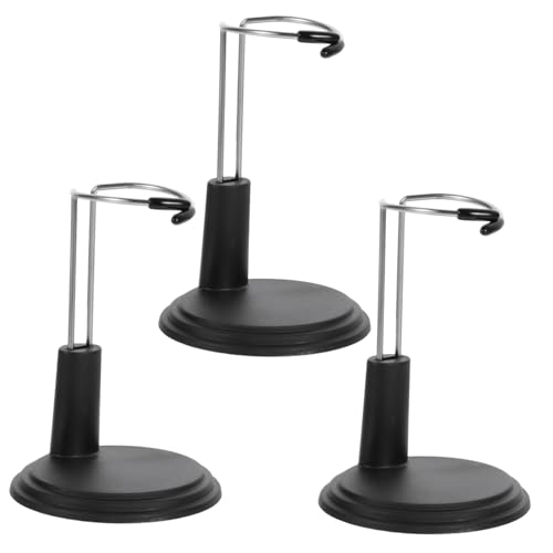 Milisten 3 STÜCKE Teiliges Puppenständer Schwarz Stabiles Doll Support Bracket mit Glatter Oberfläche Verschleißfest und Rostfrei für Puppen Figuren und Modelle zur Sicheren Präsentation Milisten 3 STÜCKE Teiliges Puppenständer Schwarz Stabiles Doll Support Bracket mit Glatter Oberfläche Verschleißfest und Rostfrei für Puppen Figuren und Modelle zur Sicheren Präsentation von Milisten