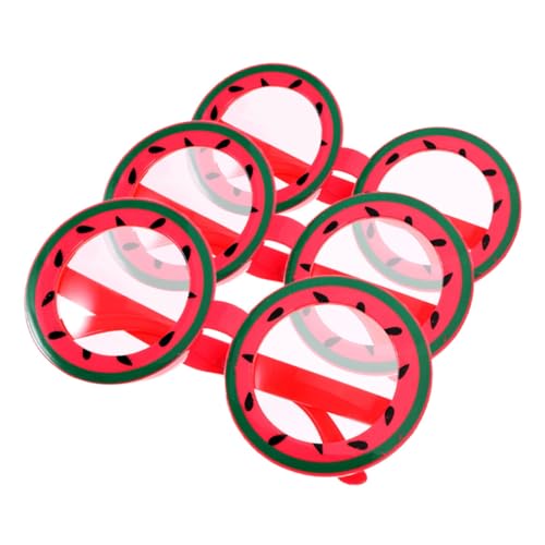 Milisten 3 STÜCKE Wassermelonen Partybrillen Lustige Hawaii Sonnenbrillen für Fruchtmotto Sommer Luau Accessoires für Outdoor von Milisten