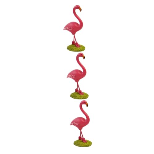 Milisten 3 Stck. Tortendeko für Kindergarten Flamingos Ornament Party hängend hochzeitsdeko Kuchendekorationen geburtstagstorte dekoration Kuchenverzierung Rosa von Milisten
