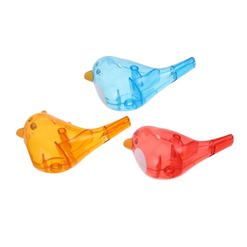 Milisten 3 Stück Kinderpfeife entzückende Pfeife Pfeifen Kleinkindpfeife kleine Musikinstrumente für Vogel Kid Musical Instrument Partypfeife Plastik von Milisten