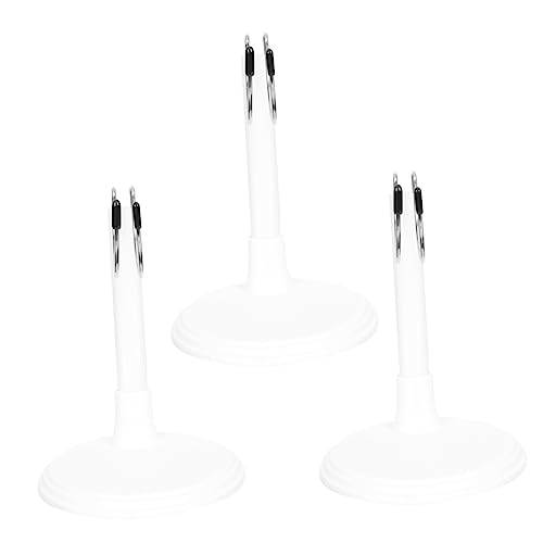 Milisten 3 Stück Puppenständer Verstellbare Doll Holder für Figuren und Modelle Stabiler Standfuß für Spielzeugdisplay für Kinderzimmer und Regale von Milisten